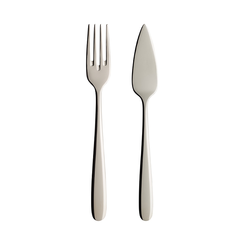 Villeroy & Boch Daily Line Fish Serving Set In Stainless Steel