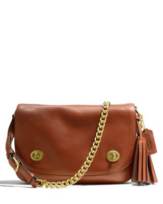 COACH Legacy Leather Double Gusset Flap | Bloomingdale