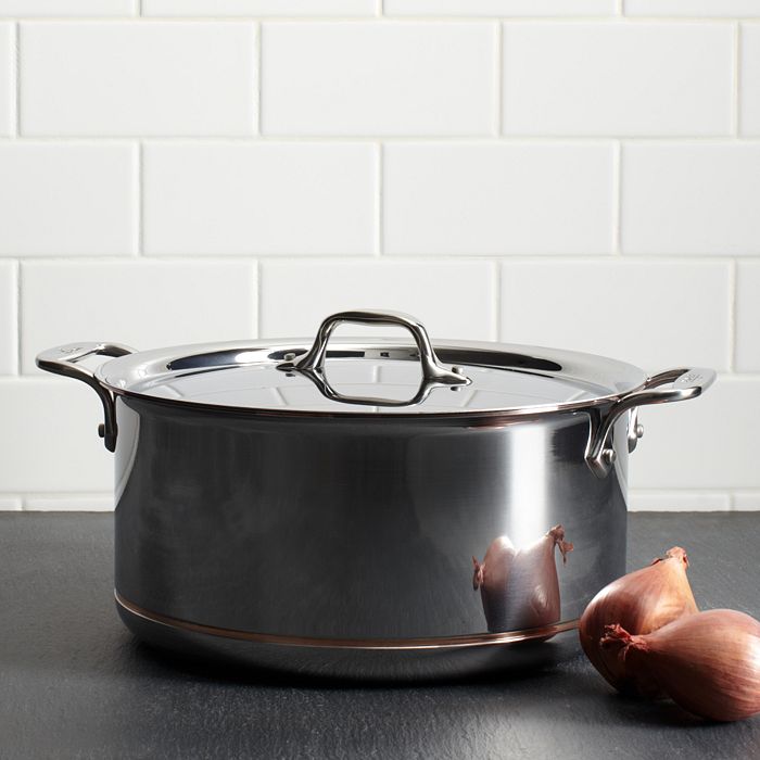 AllClad Copper Core 8Quart Covered Stock Pot Bloomingdale's