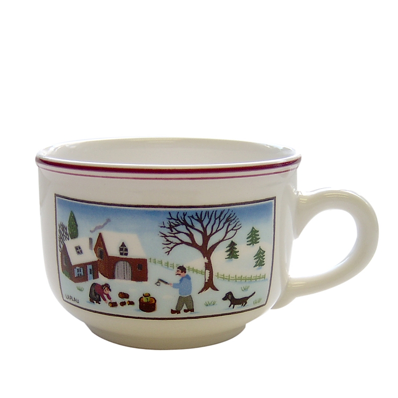 Villeroy & Boch Naif Christmas Teacup In Multi