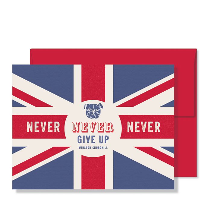 Fringe Never Give Up Note Card Set, Box of 12 Bloomingdale's