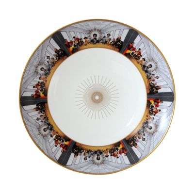 L'Art de la Table Last Supper Megaplex by Marco Brambilla Coupe Plates, Set of 12