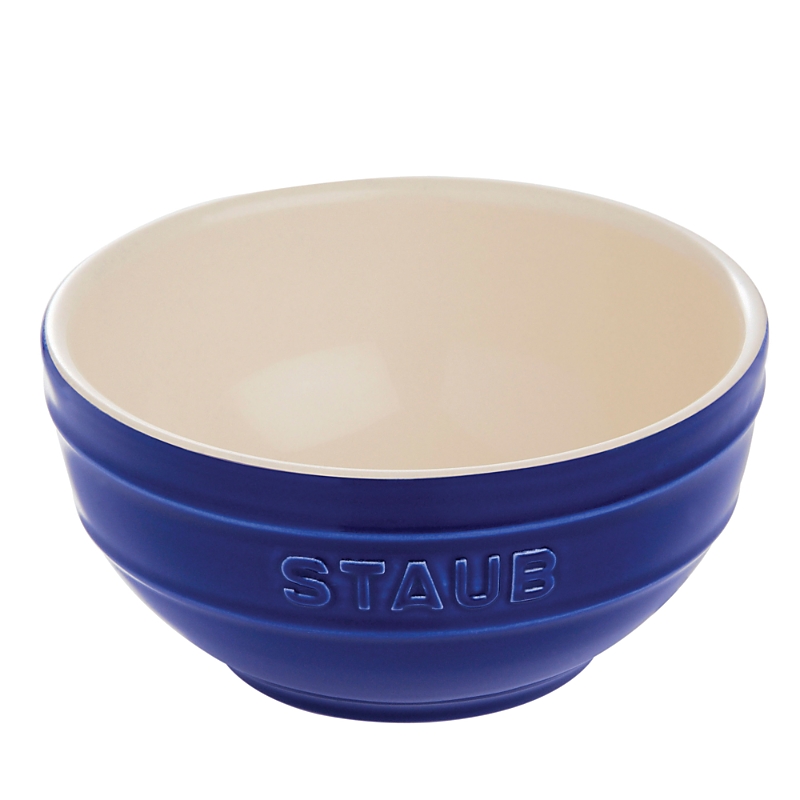 Staub Stoneware 2pc Prep Bowl Set In Dark Blue