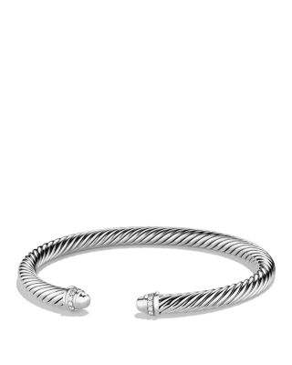 David Yurman Cable Classics Bracelet with Diamonds, 5mm