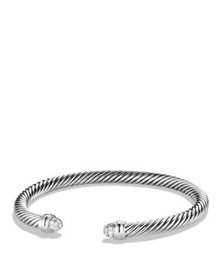 silver diamond cut solid curb bracelet