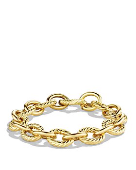 David Yurman - Oval Large Link Bracelet in Gold