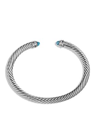 Cable Classics Bracelet with Gemstones and Diamonds, 5mm