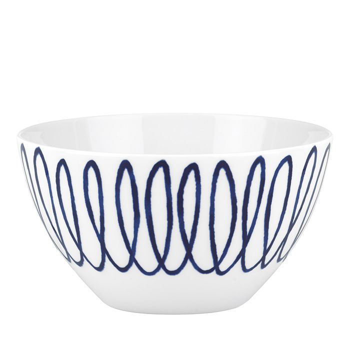 Shop Kate Spade New York Charlotte Street Cereal Bowl In Navy East