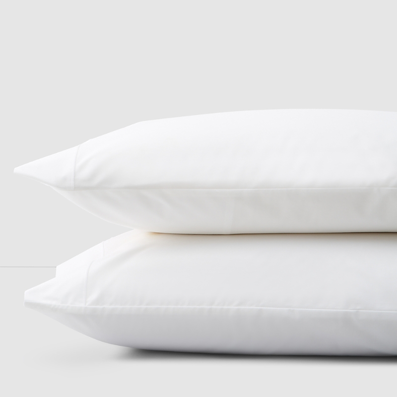 Anne De Solene Vexin Pillowcases, Set Of 2 In Blanc