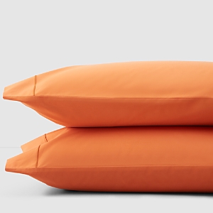 Anne De Solene Vexin Standard Pillowcases, Pair In Epices Orange