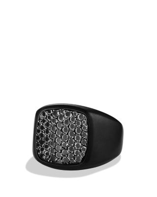 david yurman diamond signet ring