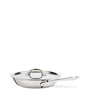 All-Clad - Stainless Steel 10" Fry Pan with Lid