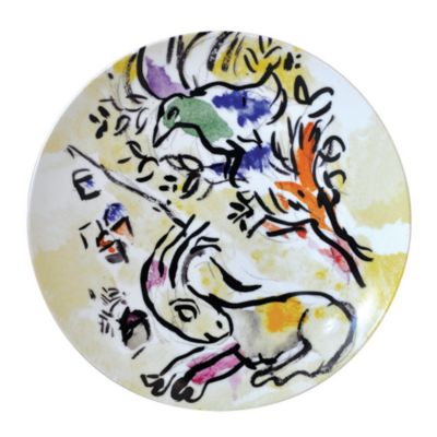Bernardaud Marc Chagall Coupe Plate, Set of 6