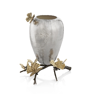 Shop Michael Aram Butterfly Ginkgo Medium Vase In Multi
