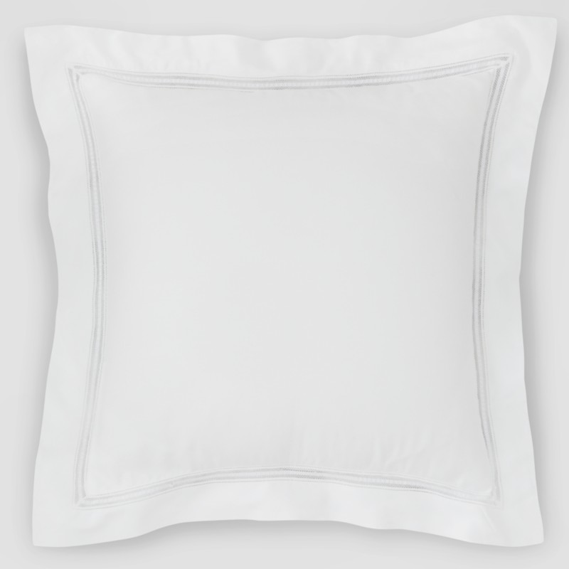 Sferra Diamante Euro Sham in White