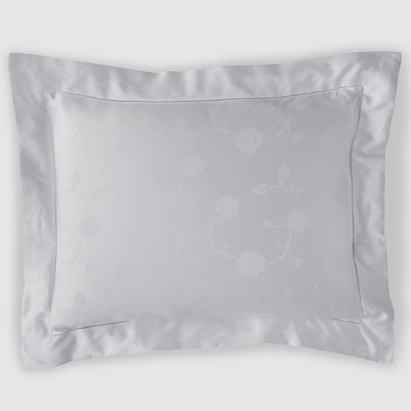 Sferra Giza 45 Jacquard Standard Sham In White