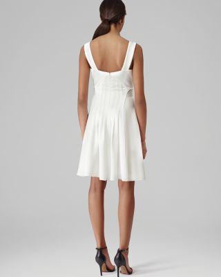 REISS Dress - Jade Pleat Back | Bloomingdale's Women