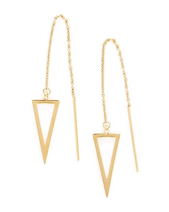 Rebecca Minkoff Triangle Threader Earrings | Bloomingdale's