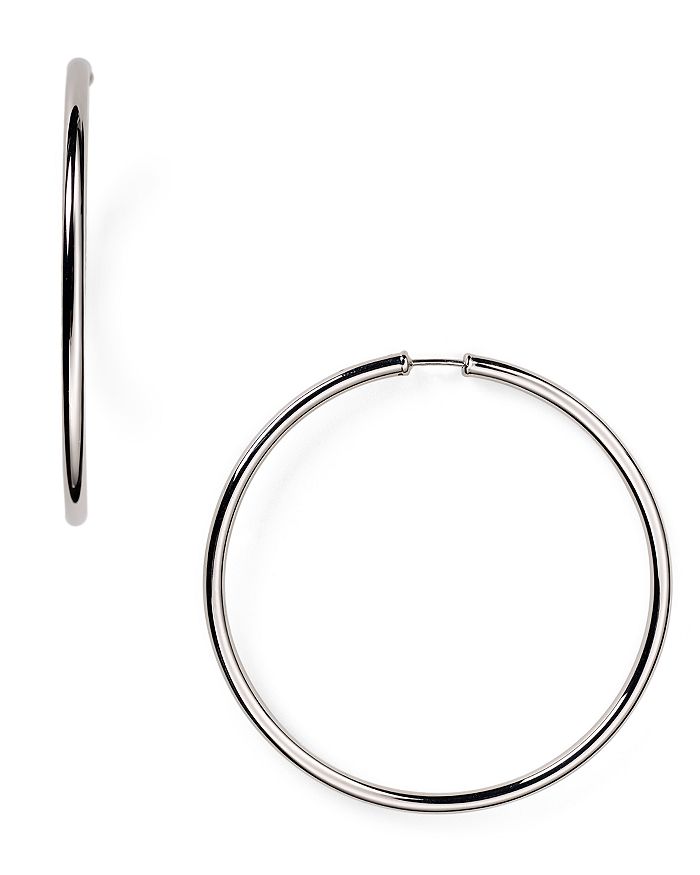 Bloomingdale's Sterling Silver Large Hoop Earrings - 100% Exclusive