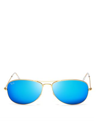 Ray-Ban - Unisex New Aviator Mirrored Sunglasses, 59mm