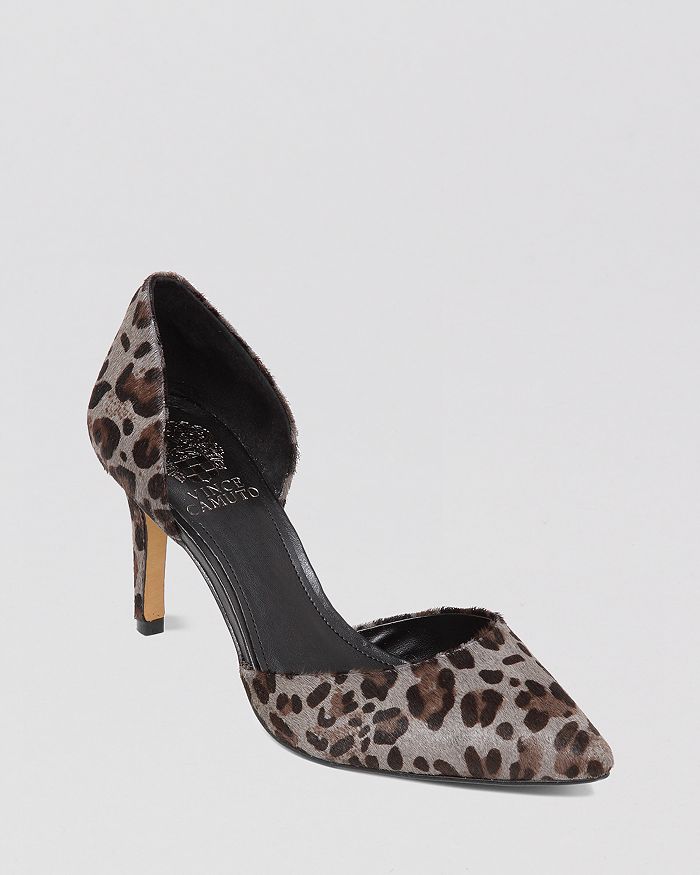 VINCE CAMUTO Pointed Toe D'Orsay Pumps - Raccia High-Heel