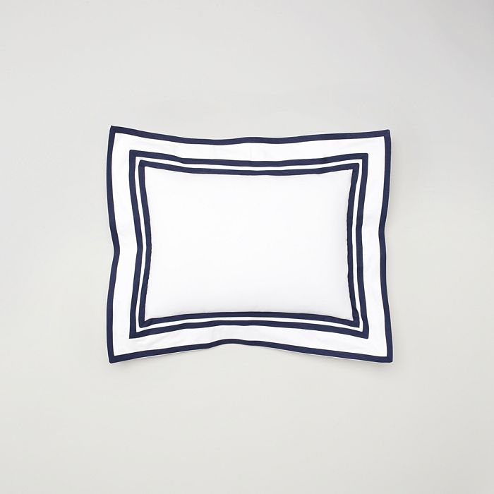 Matouk Meridian Boudoir Sham In Navy Blue