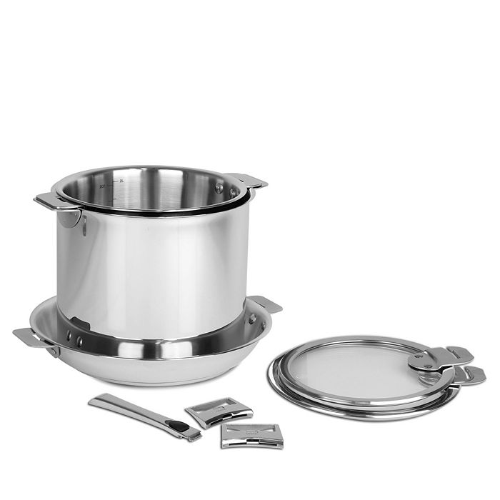 Cristel Casteline Stainless Steel 8-Piece Essential Cookware Set