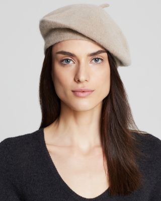 C by Bloomingdale's Cashmere - Angelina Cashmere Beret - Exclusive