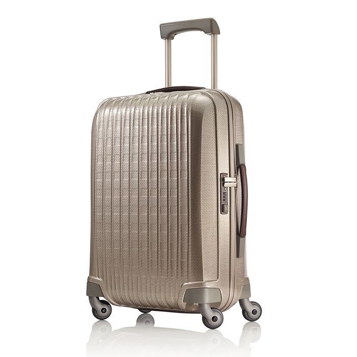 Shop Hartmann Innovaire Global Carry On Spinner In Ivory Gold