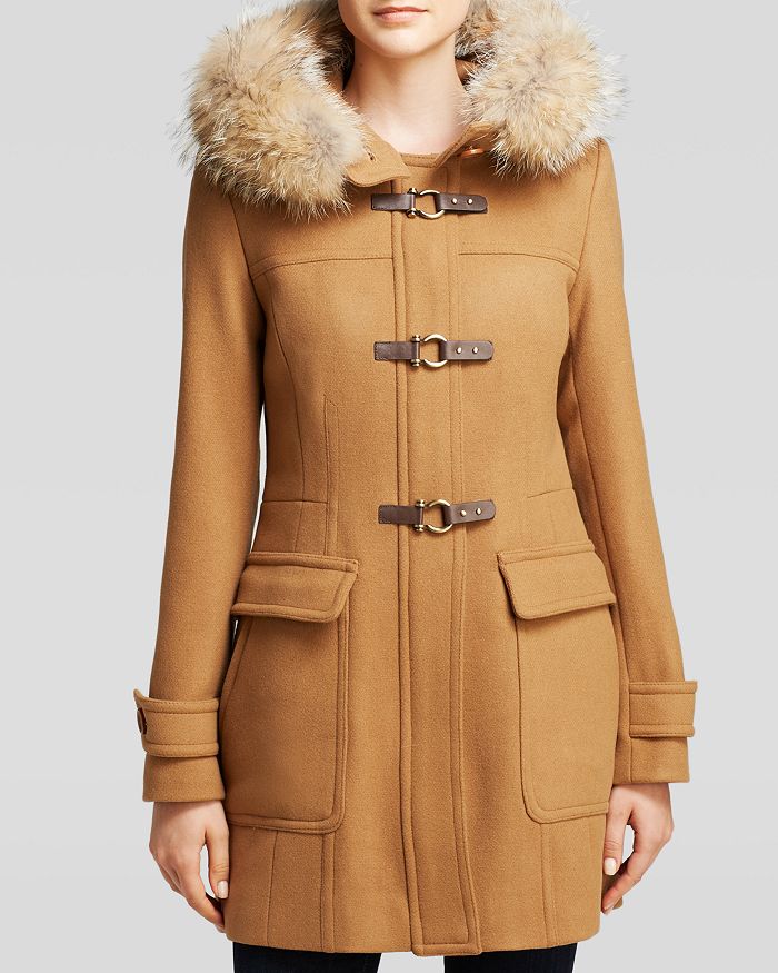 Trina turk new arrivals camel coat