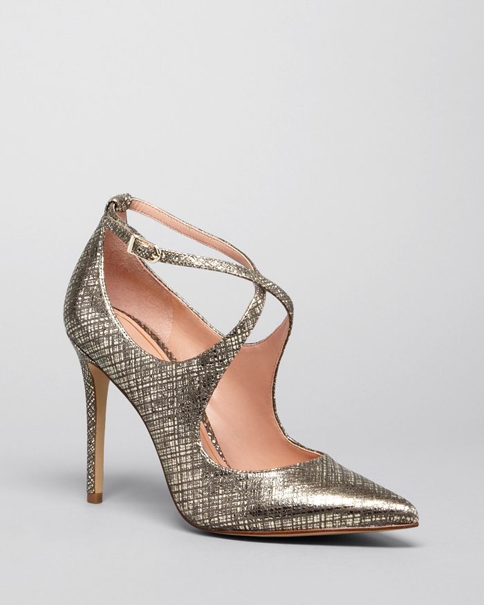 enzo angiolini debbie suede pointed toe pump