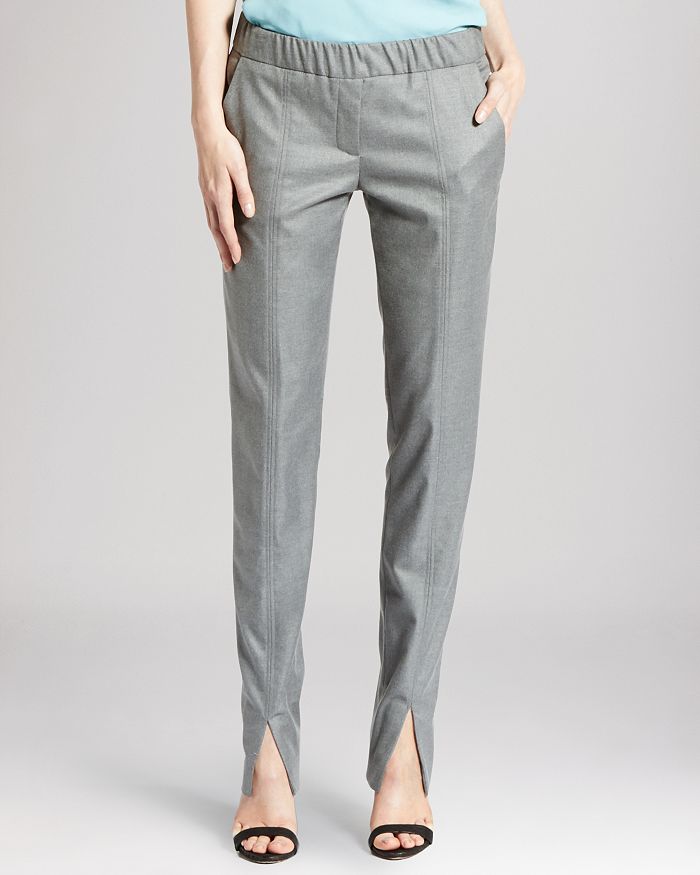 HALSTON HERITAGE HALSTON Pants Slim Front Slit Cuff Bloomingdale s