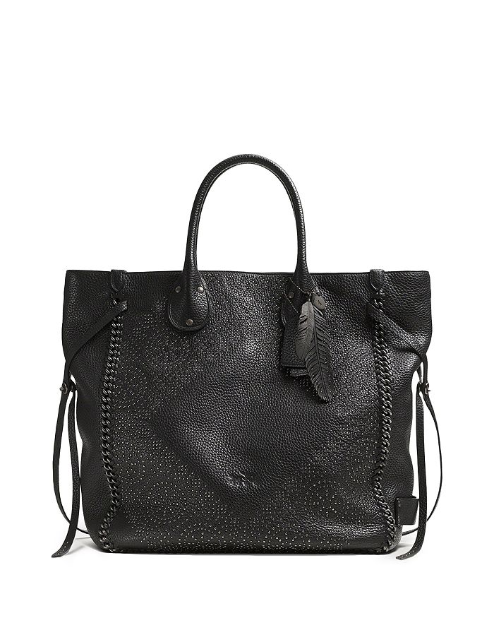 coach studded tote