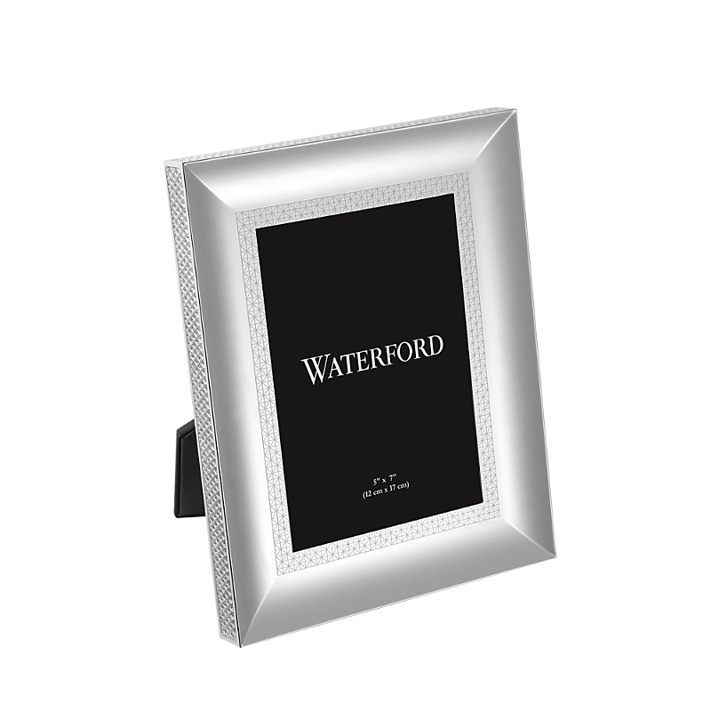 Waterford Lismore Diamond 5in X 7in Photo Frame In Silver