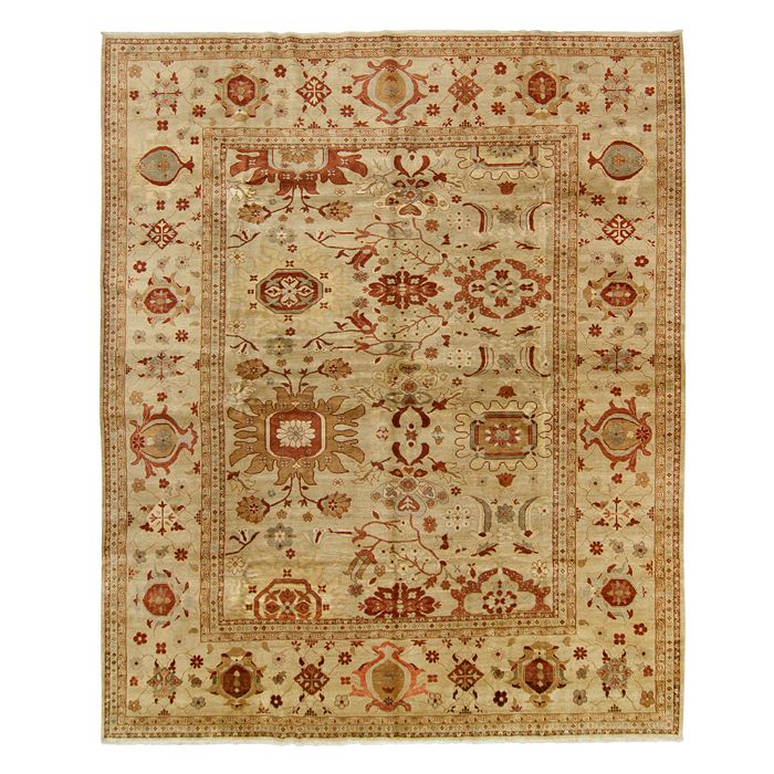 Tufenkian Artisan Carpets Traditional Collection Oriental Rug, 12' X 15' In Golden Beige
