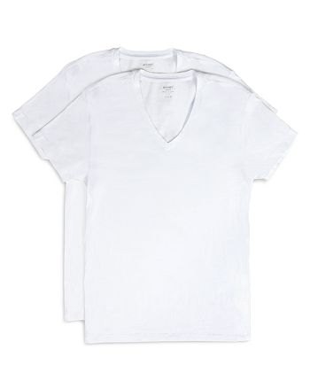 2(X)IST Stretch Cotton V-Neck Tee, Pack of 2 | Bloomingdale's
