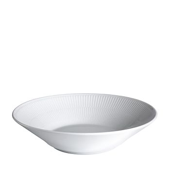Royal Copenhagen - White Fluted Plain Pasta Bowl