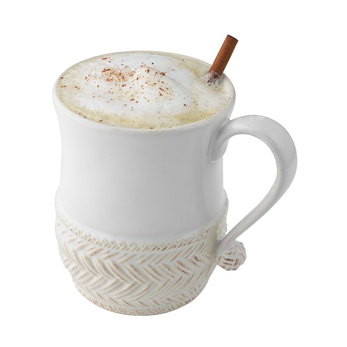 Juliska Le Panier Whitewash Mug In Whitewash