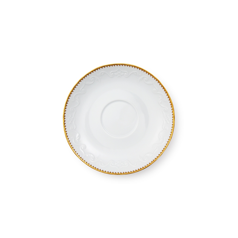 Anna Weatherley Simply Anna Saucer In White/gold