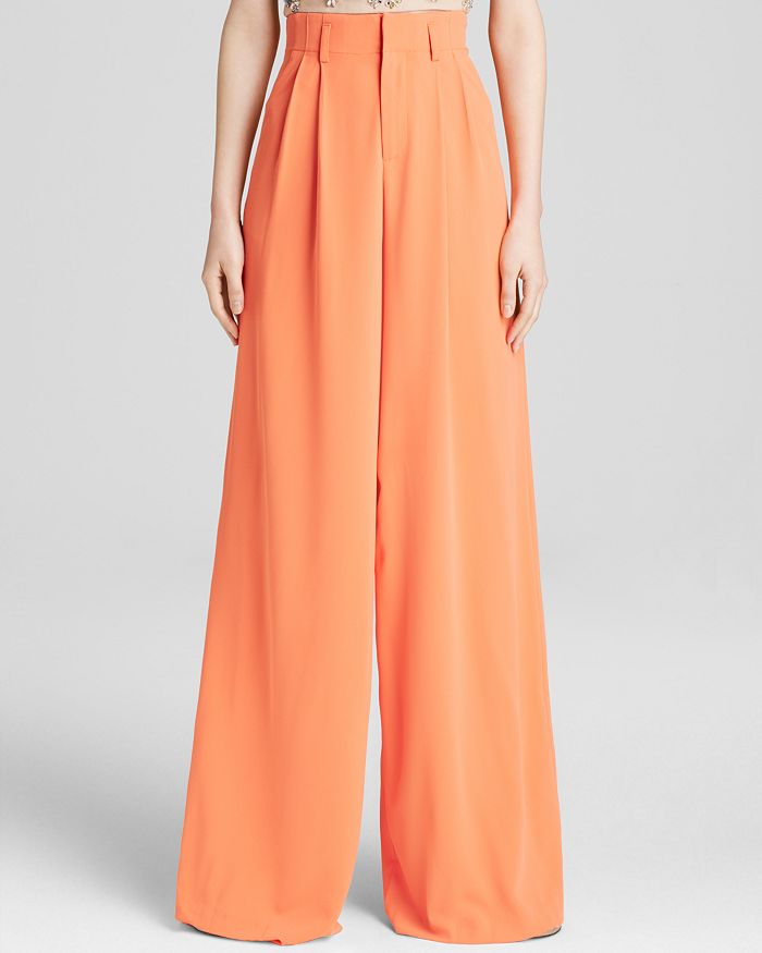 Alice and Olivia Alice + Olivia Pants - Wide Leg Trousers | Bloomingdale's