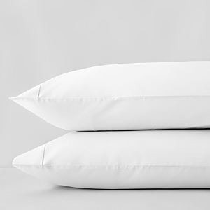 Anne De Solene Vexin Standard Pillowcases, Pair In Blanc