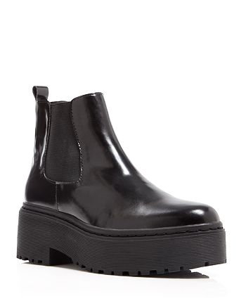 jeffrey campbell lug sole open ankle boot