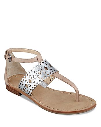 IVANKA TRUMP Flat Thong Sandals - Pili Metallic | Bloomingdale's
