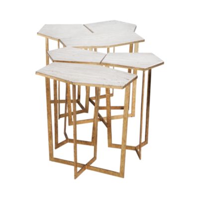 Regina Andrew - Gold Leaf Puzzle Table