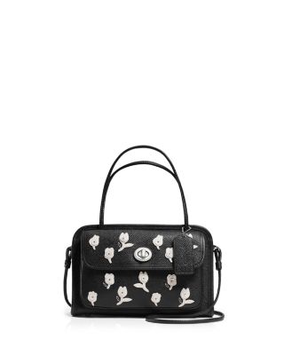 coach floral applique crossbody