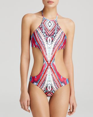 PQ Swim PilyQ Mumbai Blake Cutout One Piece Swimsuit Bloomingdale s