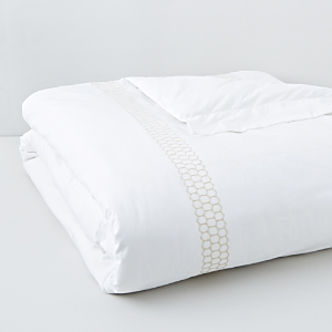 Matouk Liana Duvet, King In Champagne Ivory