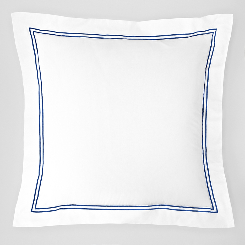 Sferra Grande Hotel Euro Sham In White/cornflower