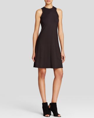 black a line sleeveless dress