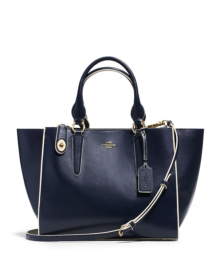 Coach crosby carryall in colorblock leather shop